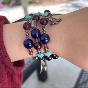 Western boho-chic artisan 925 sterling bracelet